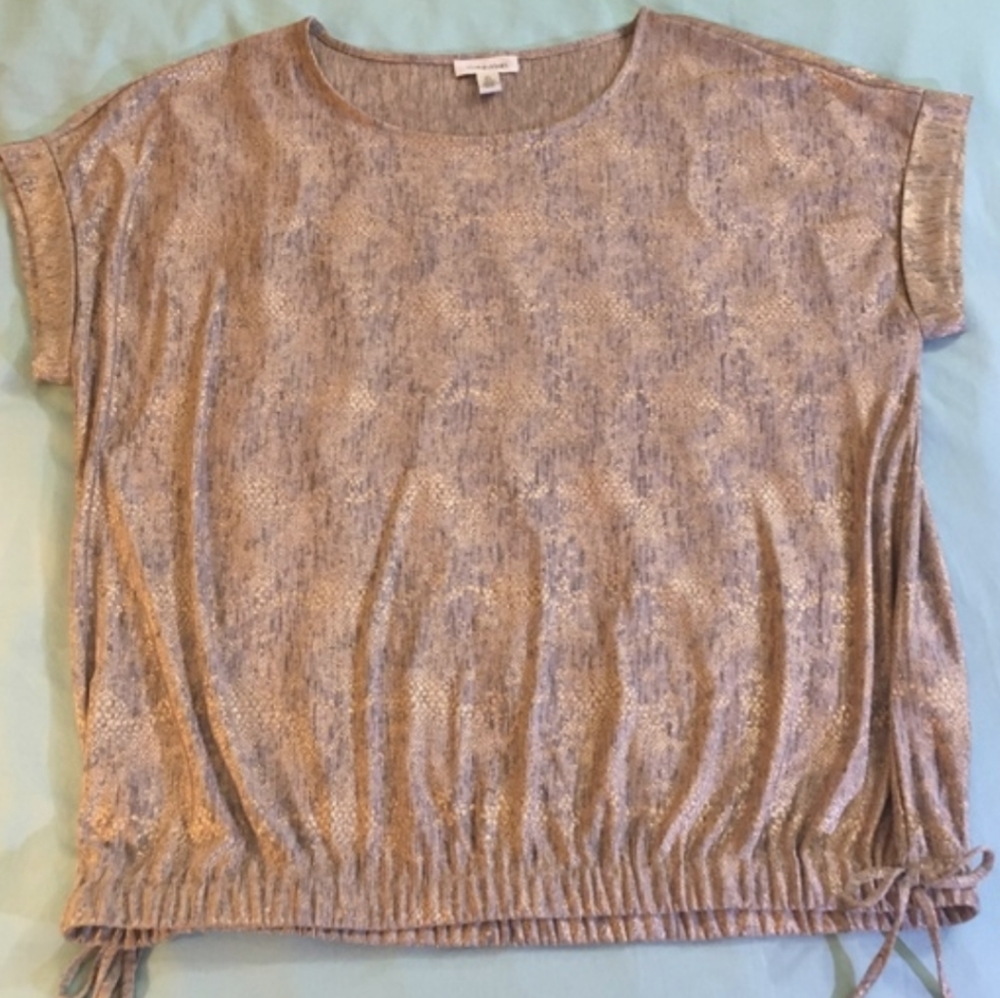 Calvin Klein Gold Shimmer top